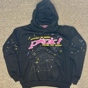 Black Graphic Hoodie